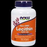 Lécithine 1200 MG sans OGM 100 gélules NOW FOODS